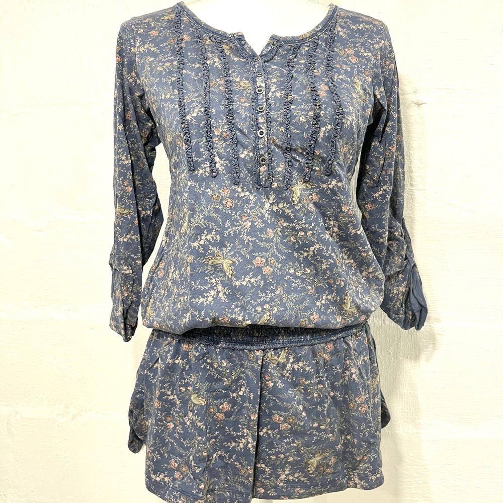 RUFF HEWN FLORAL TUNIC